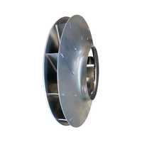 Lame de roue de ventilateur en aluminium haute stabilité pour purificateur de dépoussiéreur pour ventilateurs centrifuges de Ventilation de restauration de four de ferme