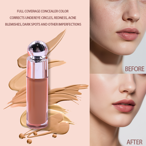 사용자 정의 로고 고화질 매트 파운데이션 컨실러 스틱 메이크업 내츄럴 풀 커버리지 리퀴드 컨실러 - Product Image 4