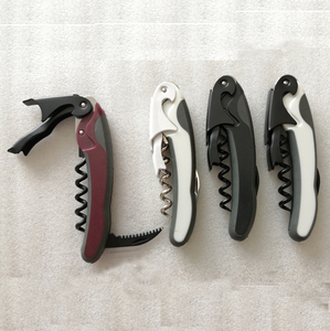 Sacacorchos Profesional <span class=keywords><strong>Rialto</strong></span> Personalizable con Logotipo, de Dos Palancas, de Acero Inoxidable, con Mango Suave - Product Image 2