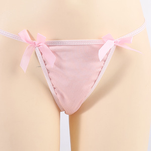 String sexy à chaîne et nœud, taille basse, confortable, avec fines bretelles et une seule corde - un nouveau style de string sexy. - Product Image 1