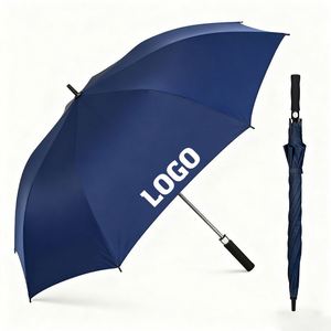 Parapluie personnalisé avec logo, coupe-vent, protection UV, impression par sublimation, fibre de verre, grand parapluie de golf à ouverture automatique - Product Image 1