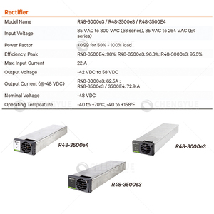 Vertiv Netsure 731a41 DC Viễn Thông điện 200A Viễn Thông poder CHỈNH LƯU mô-đun R48-3000e3 - Product Image 4