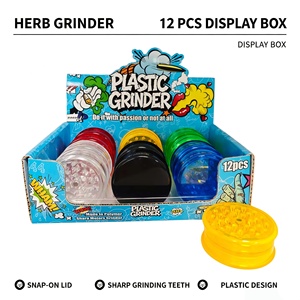 Hermit Crab Modern Three Layer Plastic Acrylic Manual Tobacco <b>Herb</b> <b>Grinder</b> - Product Image 1