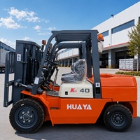 Layak Dibeli Telehandler 3 Ton 3.5 Ton 4 Ton 5 Ton Forklift Teleskopik Tinggi Angkat 3m-7m Mesin EPA Eur5 Forklift Luar Ruangan Tangguh