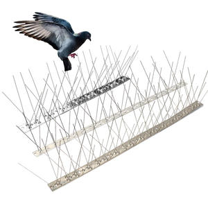 Groothandel 50Cm Anti-Vogel Roestvrij Staal 304 Spike Strips Custom Vogel Spike Voor Ongediertebestrijding Humane State Solid <span class=keywords><strong>Bird</strong></span> Spike - Product Image 2