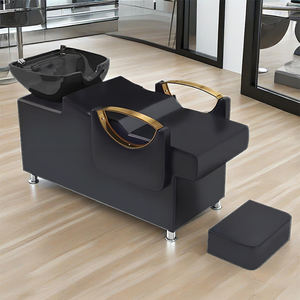 Venta al por mayor moderna peluquería champú <span class=keywords><strong>cama</strong></span> fabricante de cerámica personalizada lavabo cabeza semirreclinable terapia barbería <span class=keywords><strong>cama</strong></span> de lavado - Product Image 2