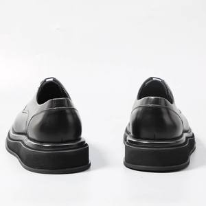 Zapatos Casuales de Cuero Genuino para Hombre, Diseño Moderno 2026, Punta Cerrada, Impermeables, para Oficina y Trabajo - Product Image 2