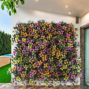 Skyjade 6 pièces minimaliste panneau mural artificiel buis arbustes 50cm plastique écran de confidentialité extérieur couloir fleurs <span class=keywords><strong>haie</strong></span> - Product Image 1