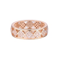 Prix de gros Bijoux en or brésilien 3 grammes Designs simples de bagues en or