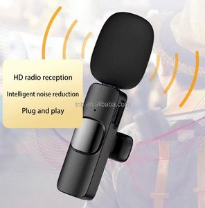 Système de microphone cravate double sans fil <span class=keywords><strong>Bluetooth</strong></span> TNH K11 avec interface USB-C, microphone audio-vidéo portable <span class=keywords><strong>pour</strong></span> téléphones et appareils photo - Product Image 5