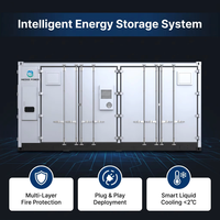Sistema de Almacenamiento de Energía en Contenedor BESS LFP de 3MWh/4MWh/5MWh, Fabricación OEM/ODM, Almacenamiento de Energía Eólica y Solar para Conexión a la Red Eléctrica