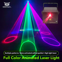 Lumière laser d'animation RGB DMX ILDA contrôlée par application MOWL 3W 4W 5W 6W pour spectacle DJ, concert, fête, KTV