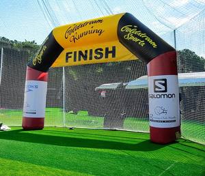 工厂充气户外白色拱门带RGB发光二极管灯活动广告照明彩虹发光拱门 - Product Image 6