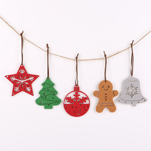 Adorno navideño de fieltro colorido barato al por mayor - Product Image 1