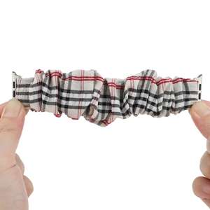 Correa Elástica para Reloj <span class=keywords><strong>Apple</strong></span> de 38mm y 42mm, para Mujeres y Niñas, Banda de Tela para el Cabello, Pulsera de Goma - Product Image 5