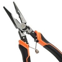 Pince multifonction à bec long, outils à main, jeu de pinces coupantes, pinces isolées pour électricien, pinces combinées