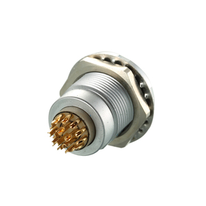 2B серии фиксированная розетка гнездовой припой металлические круговые разъемы - Product Image 2