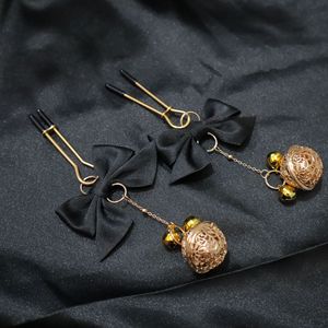 SM Props Pinzas para pezones con lazo y clip de cadena de campanas de metal, para entrenamiento de castigo y estimulación femenina, juguetes sexuales para adultos - Product Image 3