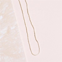 Collier ras-de-cou pour femme Gemnel, bijoux minimalistes pour filles, plaqué or, mini perle d'eau douce irrégulière