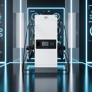 Nuova Stazione di Ricarica Rapida EV <span class=keywords><strong>EVI</strong></span> 60KW 10 Pollici 250A DC, Caricatore EV Commerciale a Doppia Porta Compatibile con OCPP 1.6/2.0 - Product Image 3