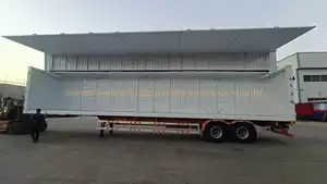WS 30/40 tonnellate logistiche semirimorchio furgone ad ala singola