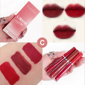 Juego de 3 Labiales Líquidos al por Mayor, Brillo Labial de Alta Calidad, Cosmético de Fácil Coloración, Labial Líquido Mate Impermeable - Product Image 4