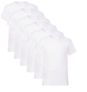 T-shirt décontracté en jersey piqué écologique à séchage rapide pour hommes, en coton tricoté tubulaire sans couture, col rond, manches courtes, vente en gros - Product Image 1