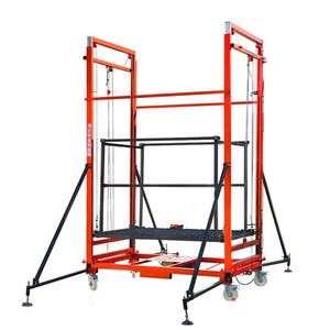 Andamio Eléctrico Elevador de <span class=keywords><strong>2</strong></span>-12 <span class=keywords><strong>Metros</strong></span>, Carga de 0.<span class=keywords><strong>2</strong></span> Toneladas 0.5 Toneladas, Montacargas Eléctrico Telescópico Móvil para Obras de Construcción - Product Image 1