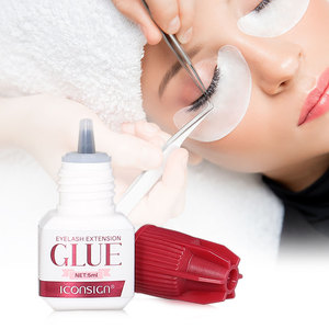 Colle à cils noire professionnelle à séchage rapide en 1 seconde, sans odeur, <span class=keywords><strong>pour</strong></span> extensions de cils, fournitures en gros sous marque privée - Product Image 1