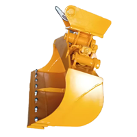 Aksesoris Excavator SLN Hydraulic Tilting Bucket untuk Excavator 5-6 Ton Model SLN 04 Irigasi Lahan Pertanian & Perataan Tanah
