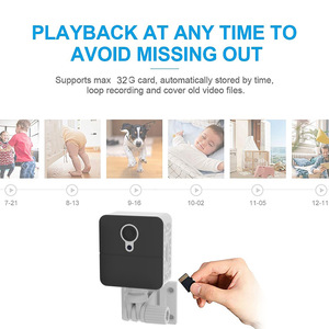 WiFi <b>Network</b> <b>Camera</b> 1080P Infrared Night Vision Wireless Surveillance <b>Camera</b> with Alarm Function for Home Security - Product Image 5