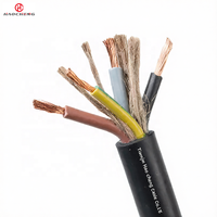 Kabel Fleksibel Berlapis Karet YCW Tahan Lama Tahan Cuaca Tahan Minyak untuk Lokasi Konstruksi
