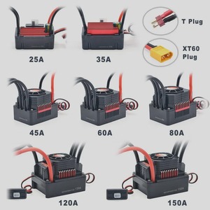 Controlador de Velocidad ESC sin Escobillas de Alta Corriente 25A 35A 45A 60A 80A 120A 150A con Conector XT60 para Coches RC 1/8 1/10, Buggies, Crawlers y Camiones - Product Image 5