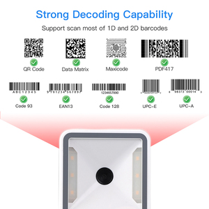 Aigather đa hướng tay miễn phí USB có dây mini dễ dàng để gấp 1D 2D QR mã vạch quét Máy tính để bàn Máy quét A-20 + - Product Image 4