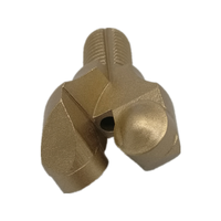 Forets de forage PDC personnalisés de haute qualité à 2 ailettes de 32 mm, grattoirs pour puits d'eau et mines de charbon