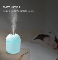 Machine de diffuseur de parfum d'aromathérapie lumière LED mini humidificateur à flamme d'air pour la maison