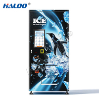Máquina expendedora de hielo en oferta, 600 kg por día, 24 horas, autoservicio sin personal, máquina expendedora de hielo en bolsas para negocios al aire libre