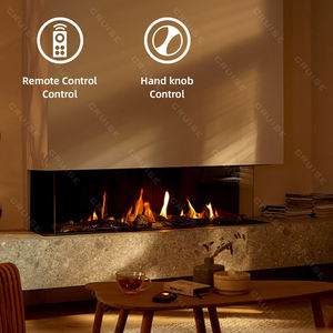 Chimenea de <span class=keywords><strong>Gas</strong></span> de 3 Lados con Control Remoto Inteligente y Ecológico CRUISE, Combustible de <span class=keywords><strong>Gas</strong></span> <span class=keywords><strong>Natural</strong></span>/<span class=keywords><strong>Gas</strong></span> Licuado, 1219x720x380mm - Product Image 1