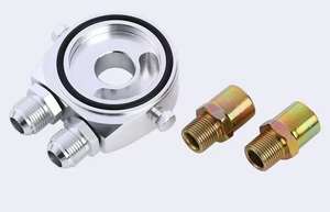 Accessoires de modification automobile : Adaptateur de refroidisseur d'huile simple AN0/AN8, disponible en plusieurs couleurs - Product Image 6