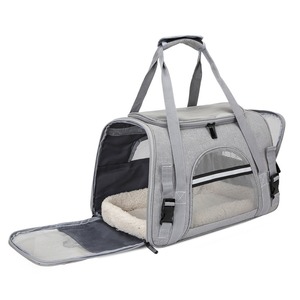 Foldable Car <b>Pet</b> <b>Carrier</b> Tote - Portable Handbag for Cats & Small Dogs - Product Image 3