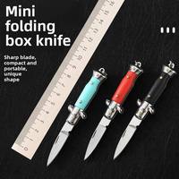 PH XR-01 Outdoor Draagbare Mini Sleutelvormig Fruit Survival Vouwmes Roestvrijstalen Lemmet G10 Handvat OEM Aanpasbaar Kamperen DIY 1