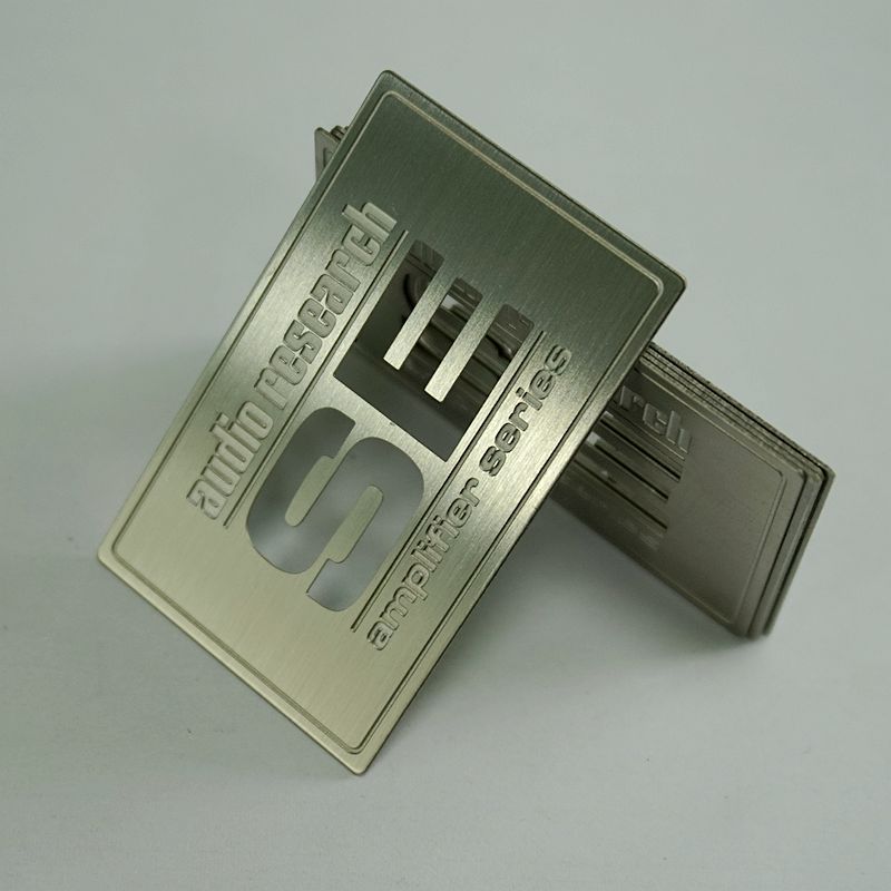 Custom Label Printing Metal Logo Printing Metal Logo Sticker (Whirlpool) Metal Badge Nameplate