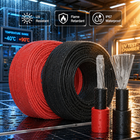 Câble Kunbao à conducteur en cuivre massif, isolé en PVC, pour usage industriel et bâtiment, indice de protection IP65, 600V/750V, multi-calibre (6-12 AWG)