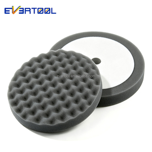 EVERTOOL Disco Abrasivo <span class=keywords><strong>Giallo</strong></span> da 8 Pollici, Tampone Lucidante a Nido d'Ape Monofacciale in Schiuma per Rimuovere Segni di Levigatura su Superfici Verniciate - Product Image 5