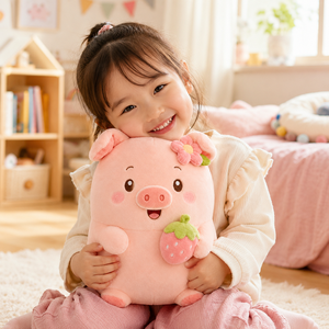 Peluche de Cerdo Rosa Personalizado, Lindo Cerdito de Peluche, Animal de Granja, Muñecos Suaves, Patrón Personalizado, Regalos Promocionales de Peluche para Marcas - Product Image 4