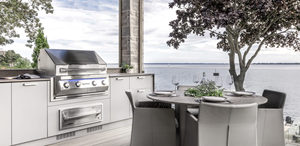 Vermont Armoire de cuisine intelligente extérieure dans un <span class=keywords><strong>petit</strong></span> jardin avec armoire de cuisine en acier inoxydable pour barbecue - Product Image 2
