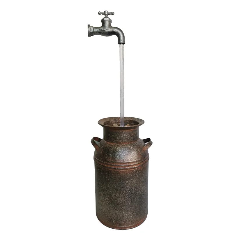 Grifo de hierro fundido para fuente de agua, accesorio flotante de Metal