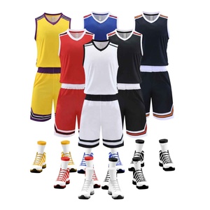 Uniforme de basket-ball unisexe américain à séchage rapide pour adultes et enfants Peut être personnalisé pour n'importe quelle conception de vêtements de basket-ball - Product Image 1