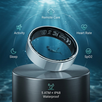 Bague Intelligente OEM Personnalisée Étanche avec Moniteur de Fréquence Cardiaque et d'Oxygène Sanguin pour la Natation et le Fitness – Suivi de Santé pour Femmes et Hommes