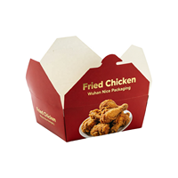 Boîtes à poulet frit personnalisées, biodégradables, pour la vente à emporter, boîtes à fast-food, contenants alimentaires étanches, faible MOQ, service OEM ODM